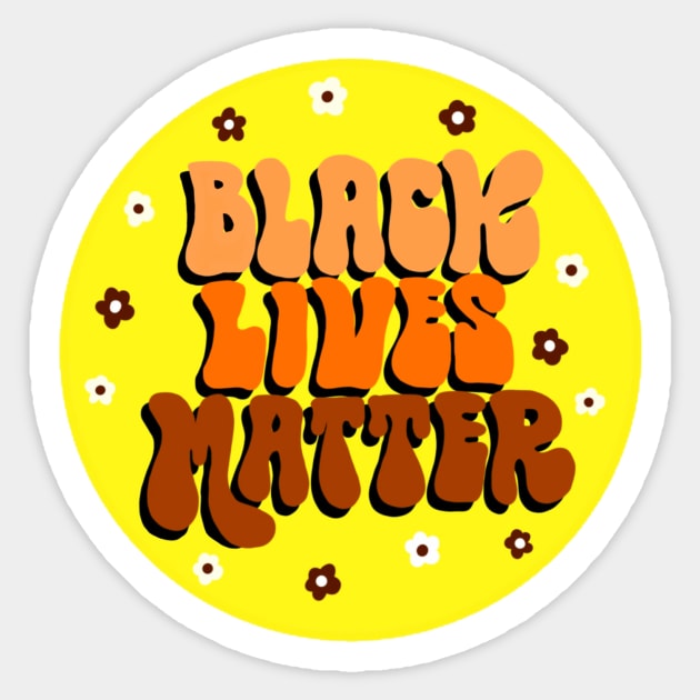black lives matter Sticker by davieloria